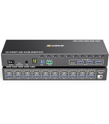 TESmart KVM Switch 16入力1出力 Amazon.com: TESmart 16×1 HDMI Switch 16 in 1 Out 4K HDMI Switcher